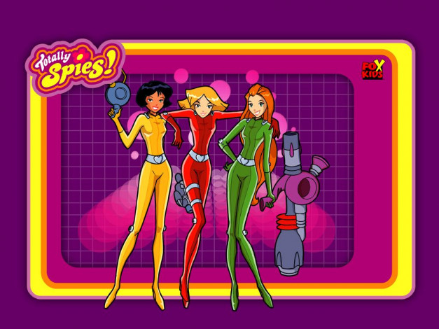 Обои картинки фото мультфильмы, totally, spies