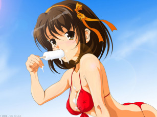 Картинка аниме the melancholy of haruhi suzumiya