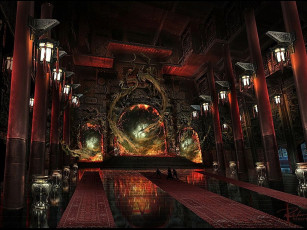 Картинка фэнтези замки