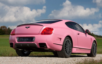 Картинка 2010 mansory bentley vitesse rose автомобили
