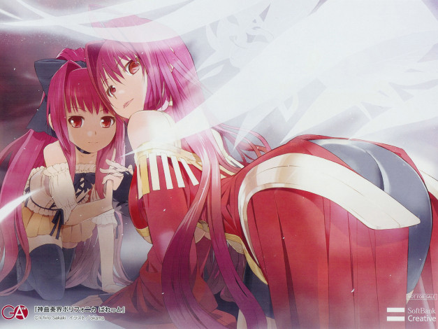 Обои картинки фото аниме, polyphonica