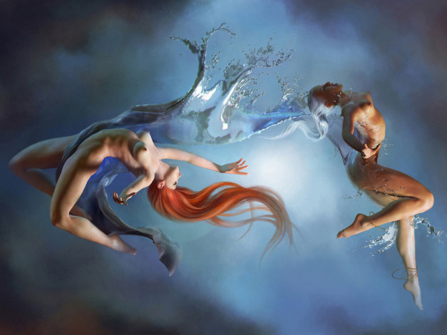 Обои картинки фото фэнтези, девушки