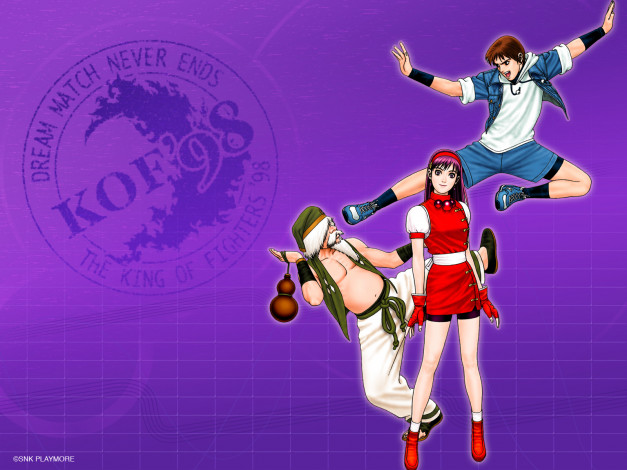 Обои картинки фото видео, игры, the, king, of, fighters, `98, ultimate, match