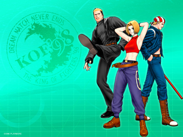 Обои картинки фото видео, игры, the, king, of, fighters, `98, ultimate, match