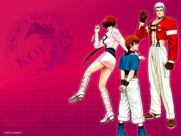 Обои картинки фото видео, игры, the, king, of, fighters, `98, ultimate, match