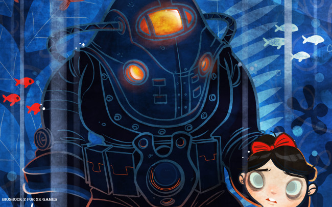Обои картинки фото bioshock, sea, of, dreams, видео, игры
