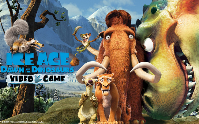 Обои картинки фото ice, age, dawn, of, the, dinosaurs, видео, игры