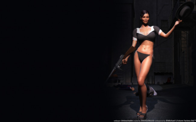 Обои картинки фото untouchable, 3д, графика, people, люди