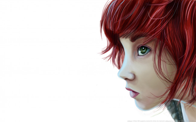 Обои картинки фото urban, girl, by, leonardo, alves, de, azevedo, рисованные