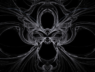 Картинка 3д графика fractal фракталы узор абстракция