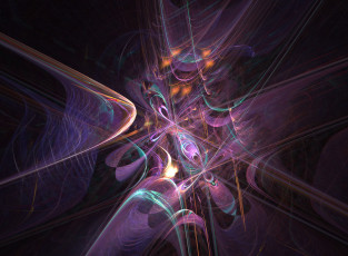 Картинка 3д графика fractal фракталы узор тёмный абстракция