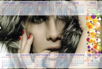 Картинка календари девушки лицо