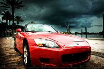 Картинка автомобили honda туча