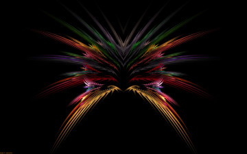 Картинка 3д графика fractal фракталы узор абстракция