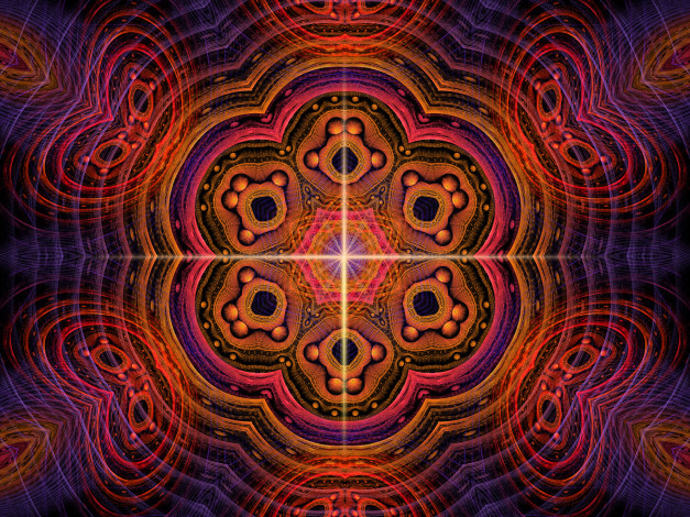 Обои картинки фото 3д, графика, fractal, фракталы, тёмный, абстракция, узор