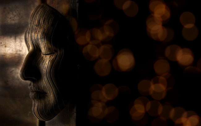 Обои картинки фото 3д, графика, creatures, существа, фон, лицо, тёмный