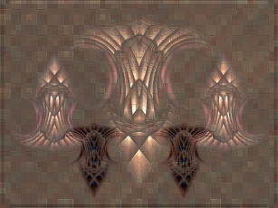 Картинка 3д графика fractal фракталы цвета фон узор