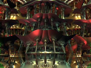 Картинка 3д графика fractal фракталы фон узор цвета