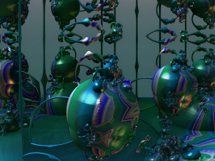 Картинка 3д графика fractal фракталы узор цвета фон