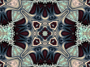 Картинка 3д графика fractal фракталы узор цвета фон