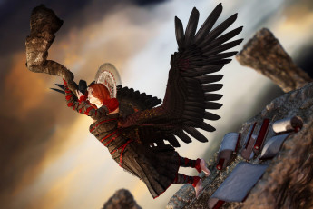 Картинка 3д графика fantasy фантазия крилья