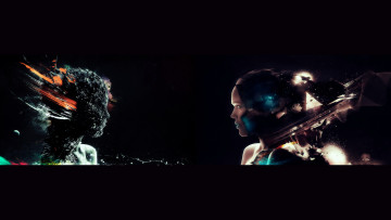 Картинка 3д графика creatures существа лица