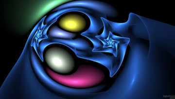 Картинка 3д графика fractal фракталы фрактал