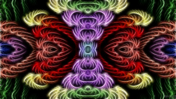 Картинка 3д графика fractal фракталы узор цвета фон