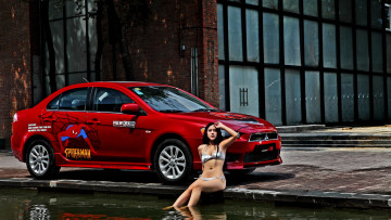 Картинка автомобили авто девушками девушка автомобиль