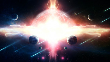 Картинка космос арт планеты