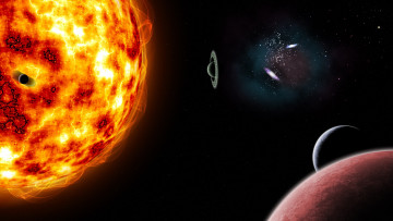 Картинка космос арт планеты