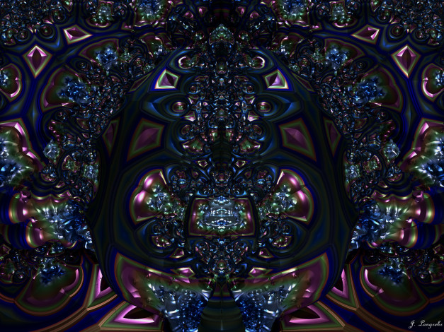 Обои картинки фото 3д, графика, fractal, фракталы, узор, цвета, фон