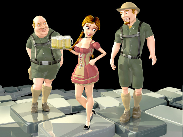 Обои картинки фото 3д, графика, people, люди