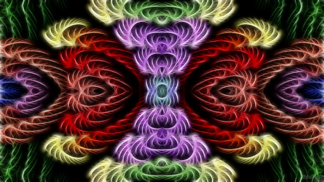 Обои картинки фото 3д, графика, fractal, фракталы, узор, цвета, фон