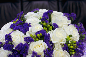 Картинка цветы букеты композиции розы