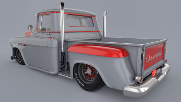 Картинка автомобили 3д chevrolet 1955