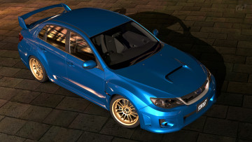 Картинка автомобили 3д subaru impreza