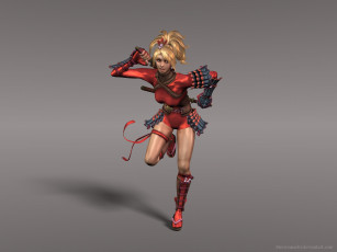 Картинка 3д+графика фантазия+ fantasy катана взгляд девушка