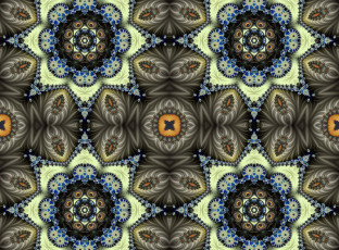 Картинка 3д+графика фракталы+ fractal узор фон цвета