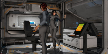 Картинка 3д+графика фантазия+ fantasy взгляд девушки