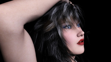 Картинка 3д+графика люди+ people девушка взгляд фон