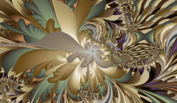 Картинка 3д+графика фракталы+ fractal узор фон цвета