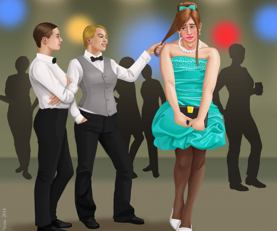 Обои картинки фото векторная графика, люди, хулиганы