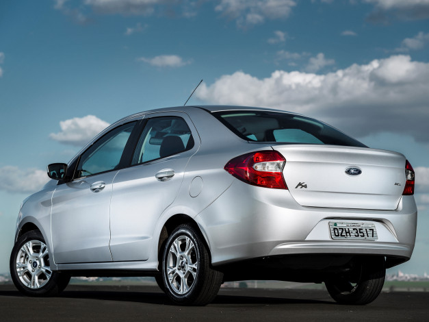 Обои картинки фото автомобили, ford, ka, 2014г, светлый