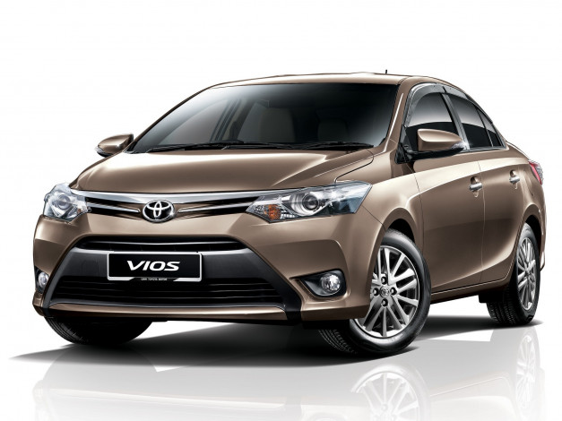 Обои картинки фото автомобили, toyota, 2013г, vios
