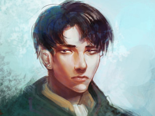 Картинка разное арты арт леви атака титанов