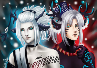 Картинка разное арты арт существа