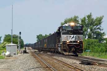 Картинка техника поезда состав локомотив рельсы дорога железная