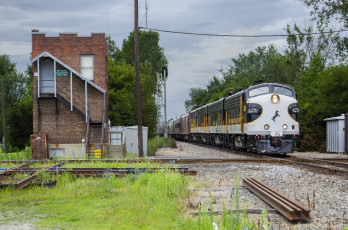 Картинка техника поезда локомотив дорога рельсы состав железная