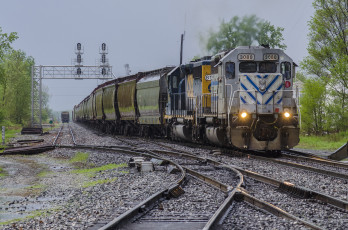 Картинка техника поезда железная дорога состав локомотив рельсы